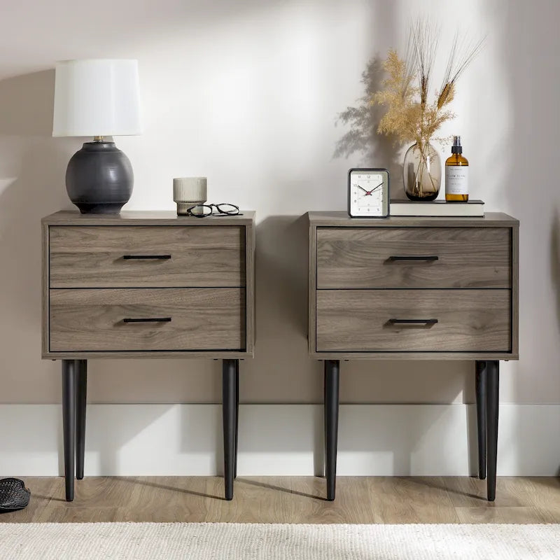 Mid-Century Nightstand (Set of 2)