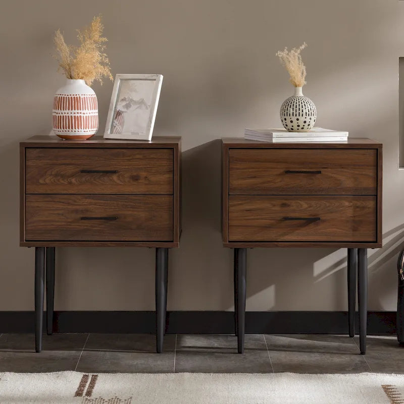 Mid-Century Nightstand (Set of 2)
