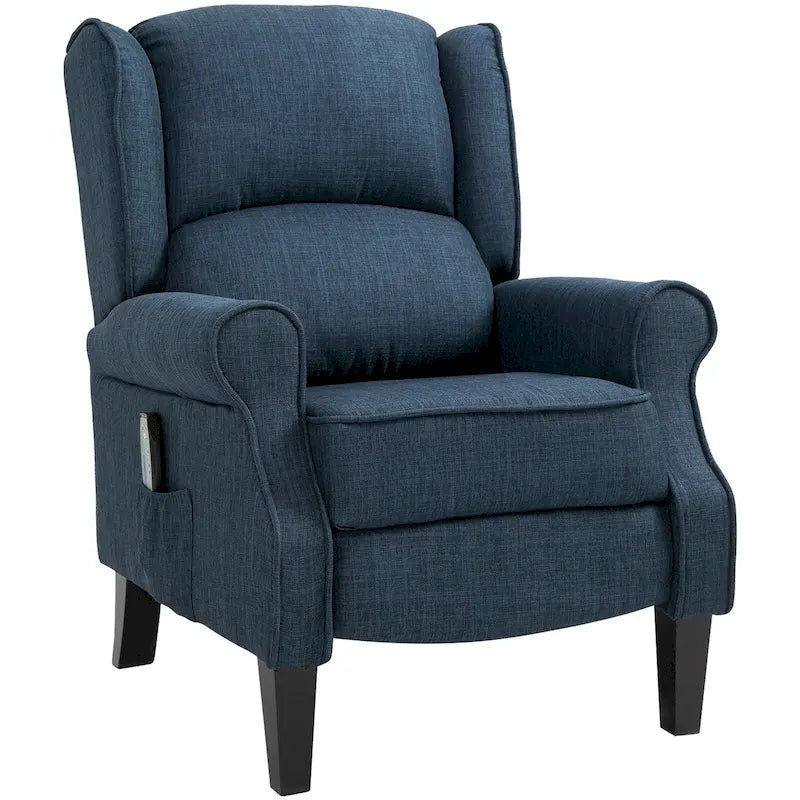 Heated Massage Recliner Chair with Lumbar Heating & Remote Controller