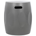 SAFAVIEH Zuri Concrete Indoor/ Outdoor Accent Table (Dark Grey) - 16W x 16D x 18H
