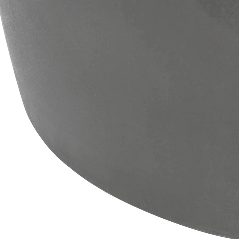 SAFAVIEH Zuri Concrete Indoor/ Outdoor Accent Table (Dark Grey) - 16W x 16D x 18H