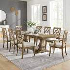 Modern Set of 2 Dining Chairs with Armrests and Upholstered Seat, Suitable for Living Room, Dining Room and Bar Counter