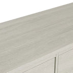 Extra Large 6 Drawer Dresser, Light Grey