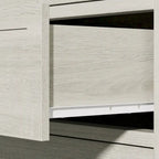 Extra Large 6 Drawer Dresser, Light Grey
