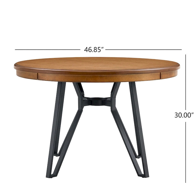 Cortina Fabric and Rubberwood 5 Piece Dining Set by Christopher Knight Home