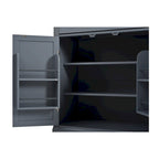 Modern Freestanding Kitchen Pantry,Buffet Food Storage, Coffee Bar Cabinet with Drawer, 2 Adjustable Shelves and 2 Door Shelves