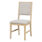 6 Piece Dining Table Chair Set, Wooden Kitchen Furniture Set with Acacia Wood Rectangular Table, 4 Chairs and 1 Bench