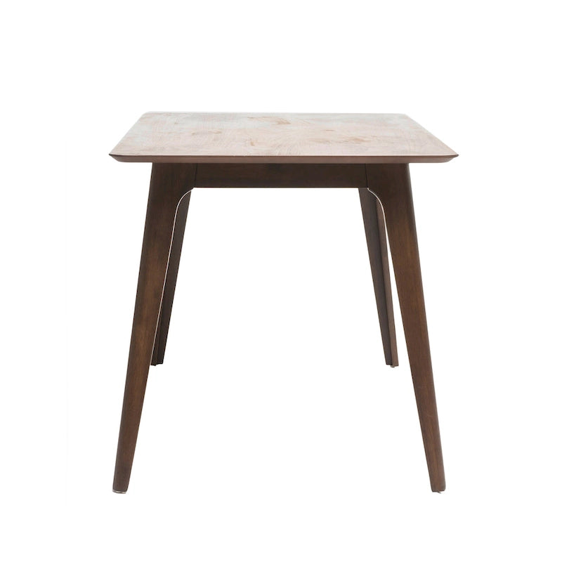 5 Piece Dining Table and Chair Set, Wooden Kitchen Furniture Set with Rectangular Table and 4 Upholstered Chairs