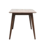 5 Piece Dining Table and Chair Set, Wooden Kitchen Furniture Set with Rectangular Table and 4 Upholstered Chairs