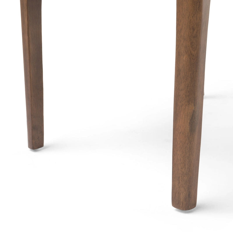 5 Piece Dining Table and Chair Set, Wooden Kitchen Furniture Set with Rectangular Table and 4 Upholstered Chairs