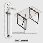 Kitchen Dining Table and Chair Sets Home Party Dining Table and Chair Sets with Metal Table Legs for Dining Room Kitchen