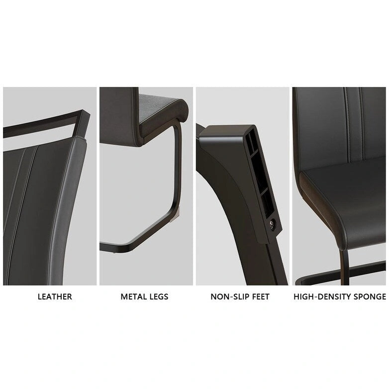 Kitchen Dining Table and Chair Sets Home Party Dining Table and Chair Sets with Metal Table Legs for Dining Room Kitchen