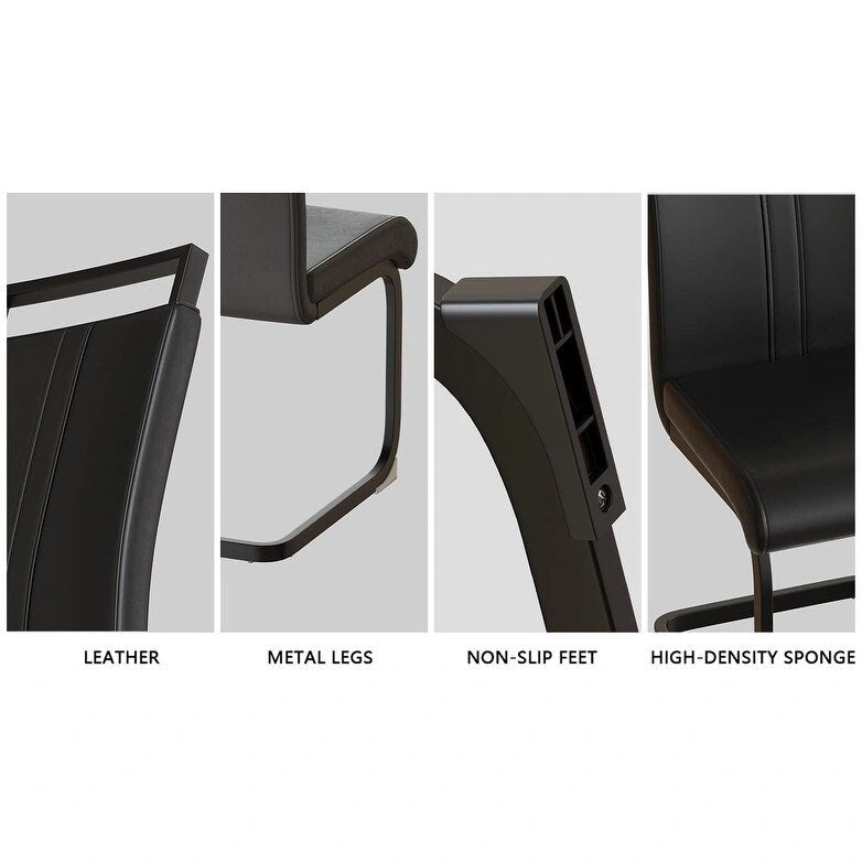 Kitchen Dining Table and Chair Sets Home Party Dining Table and Chair Sets with Metal Table Legs for Dining Room Kitchen