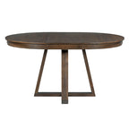 Multi-Function Dining Table and Chair Sets Farmhouse Kitchen Dining Table Sets with Removable Folding Plates Cross-Shaped Legs