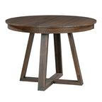 Multi-Function Dining Table and Chair Sets Farmhouse Kitchen Dining Table Sets with Removable Folding Plates Cross-Shaped Legs