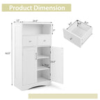 Costway Bathroom Floor Cabinet Freestanding Storage Cabinet with 2 - See Details