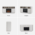 Mopio Brooklyn 59 Electric Fireplace TV Stand