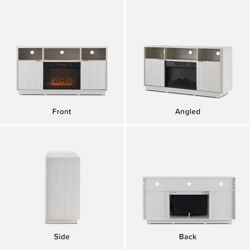 Mopio Brooklyn 59 Electric Fireplace TV Stand