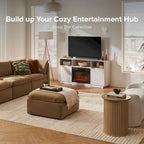 Mopio Brooklyn 59 Electric Fireplace TV Stand