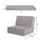 Costway Convertible Fold Down Chair Flip Out Lounger Sleeper Bed Couch