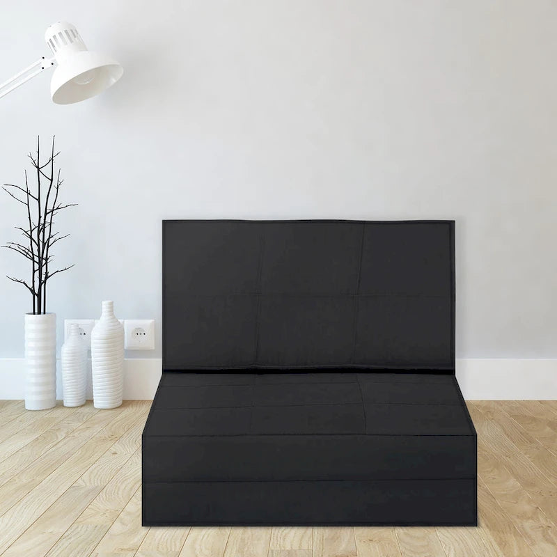 Costway Convertible Fold Down Chair Flip Out Lounger Sleeper Bed Couch
