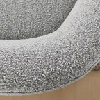 KINWELL Sherpa Upholstered Loveseat Boucle Sofa Couch, 68W