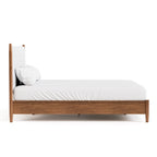Furniture of America Beau Midcentury 3-Piece Boucle Platform Bedroom Set