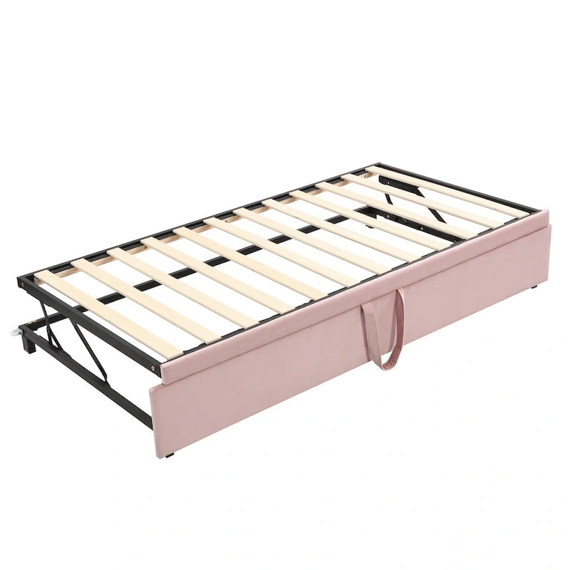 Modern Twin Size Daybed with Pop Up Trundle