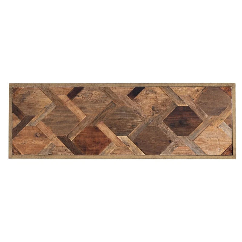 SEI Furniture Darren Modern Reclaimed Wood Console Table