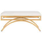 SAFAVIEH Belinda Modern Glam Arc Bench - 38 x 18 x 18.3 - 38Wx18Dx18H