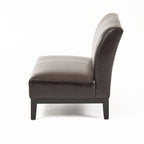 Darcy Brown Bonded Leather Loveseat