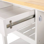 Westcliffe Contemporary Kitchen Cart with Wheels by Christopher Knight Home - 41.75 W x 18.90 D x 35.25 H