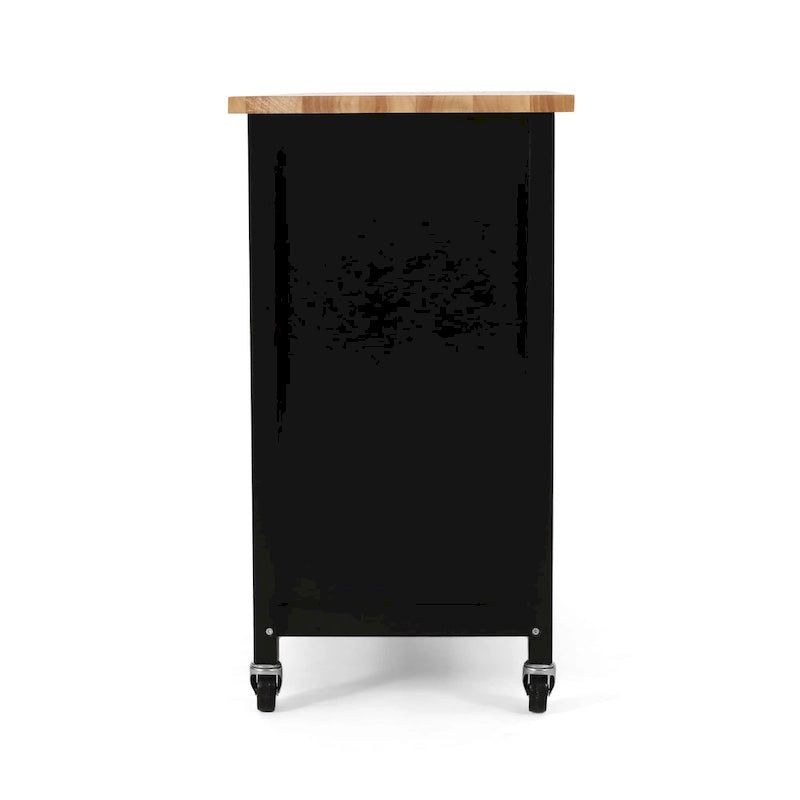 Westcliffe Contemporary Kitchen Cart with Wheels by Christopher Knight Home - 41.75 W x 18.90 D x 35.25 H