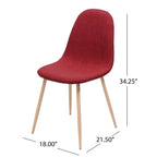 Caden Mid-century Dining Chairs (Set of 2) by Christopher Knight Home