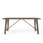 Fairgreens Farmhouse Wood 7 Piece Dining Set by Christopher Knight Home
