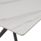 Vaduz 70 Iron Grey Metal Base 4-6 Person Dining Table