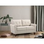 Kouchouk Tufted Mid Century 2 Piece Living Room Set- Loveseat & Sofa