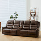 Power Sofa Loveseat Recliner Adjustable Headrest High Back Nailhead