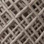 Mercana Allium Brown Woven Wool Round Pouf