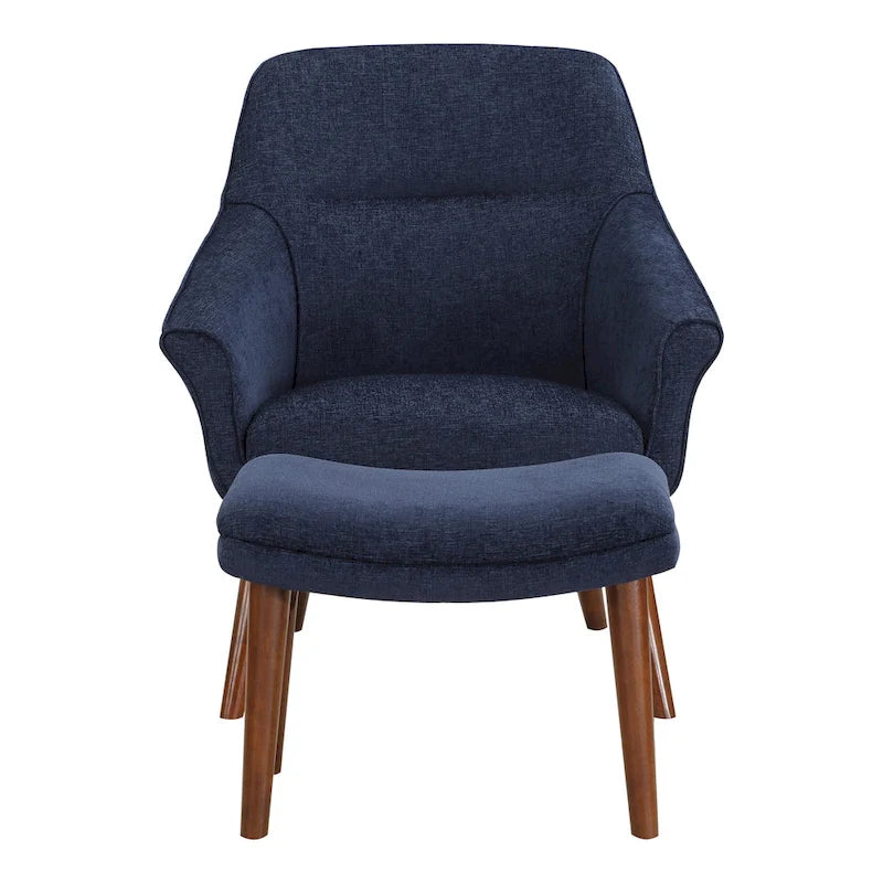Waneta Chair and Ottoman