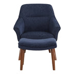 Waneta Chair and Ottoman