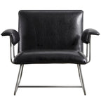 Corvus Deborah Bonded Leather Lounge Arm Chair