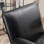Corvus Deborah Bonded Leather Lounge Arm Chair
