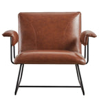 Corvus Deborah Bonded Leather Lounge Arm Chair