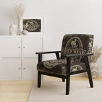 Designart Wild West Rodeo Upholstered Farmhouse Contemporary Accent Chair - Arm Chair