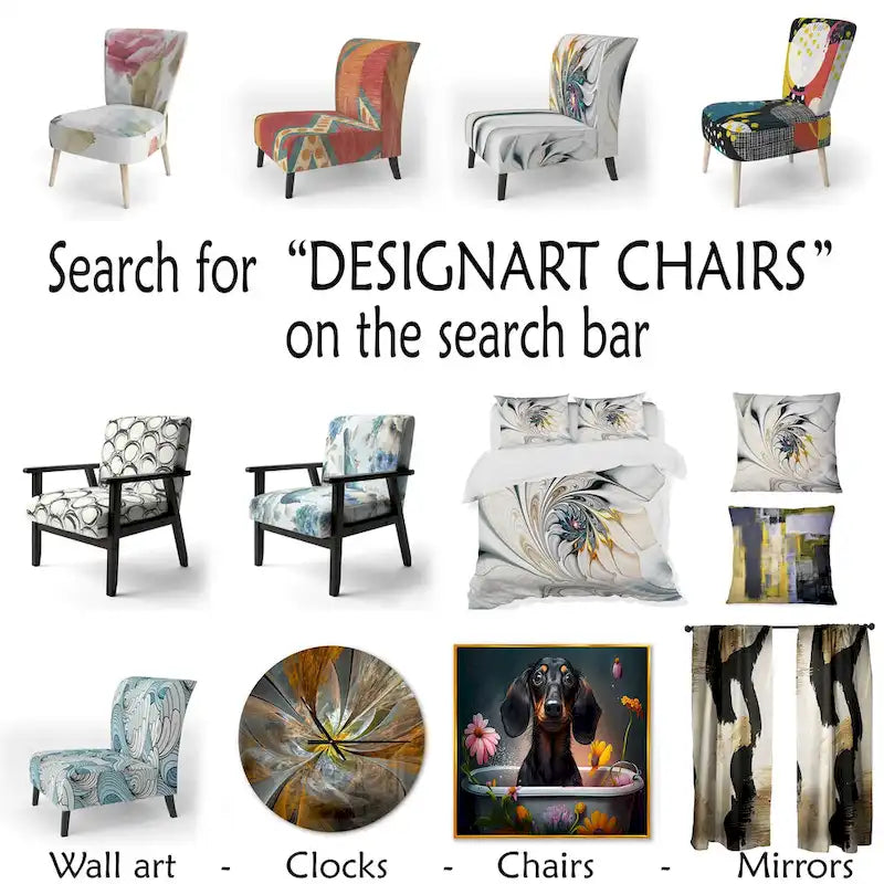 Designart Wild West Rodeo Upholstered Farmhouse Contemporary Accent Chair - Arm Chair