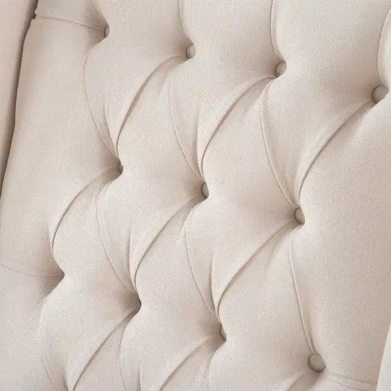 27 Wide Upholstered Manual Recliner, Wing Sofa Chair with Wood Legs