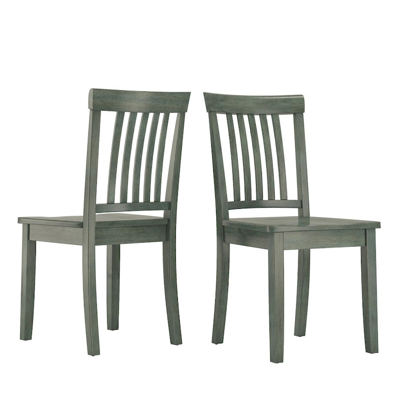 Wilmington II 48-Inch Rectangular Antique Sage Green 5-Piece Dining Set by iNSPIRE Q Classic