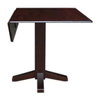 Square Dual Drop Leaf Dining Table