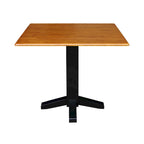 Square Dual Drop Leaf Dining Table